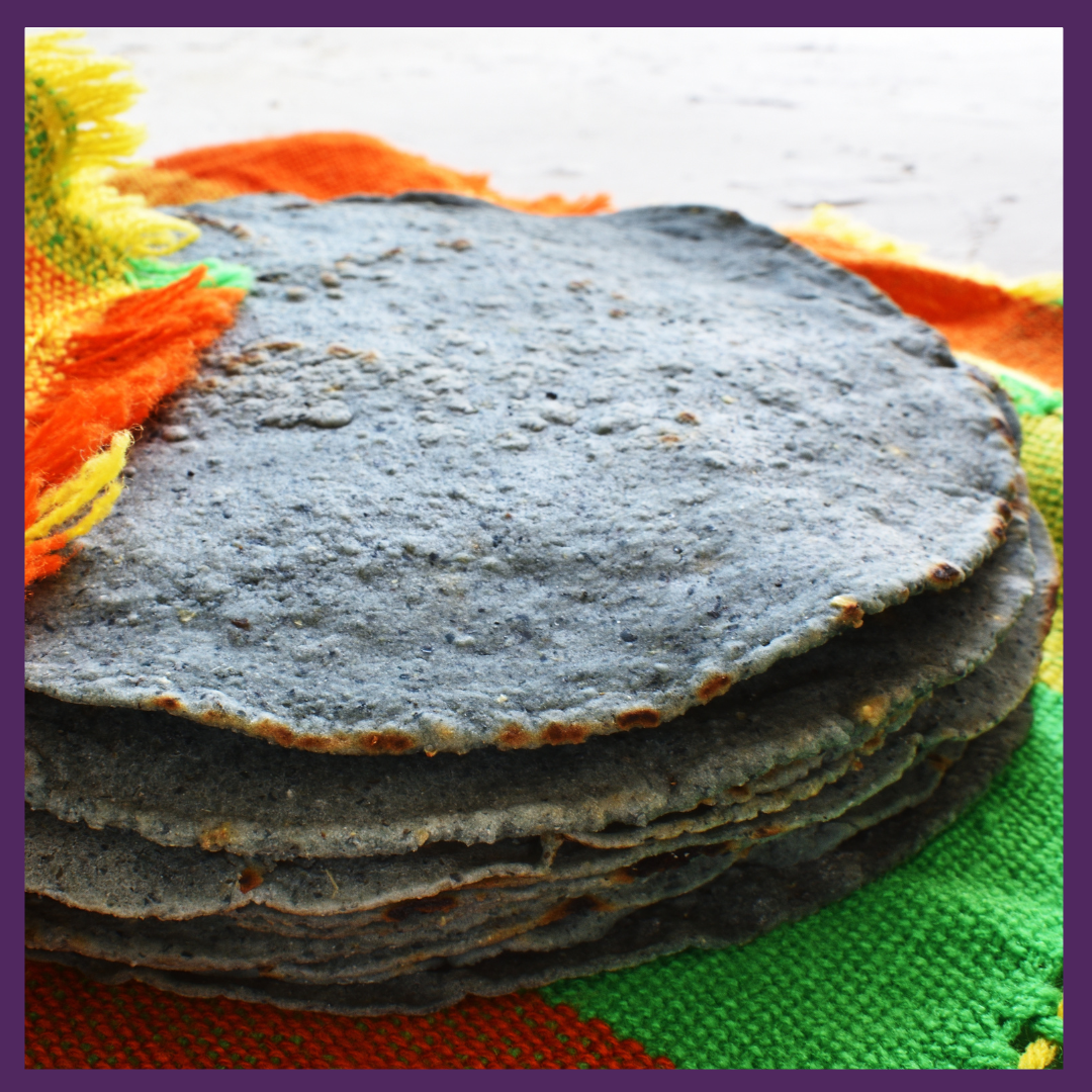 BLUE CORN FLOUR "NATURELO" NIXTAMALIZED 1KG El Merkadito El Merkadito