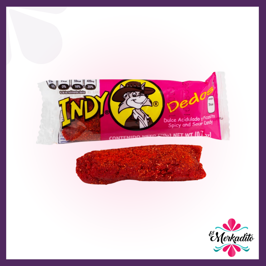 SWEET, SPICY AND SOUR CANDY "DEDO INDY" 20G